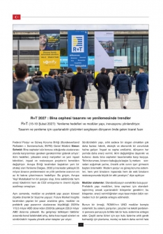 R+T 2027 : Bina Cephesi Tasarımı ve Yenilenmesinde Trendler